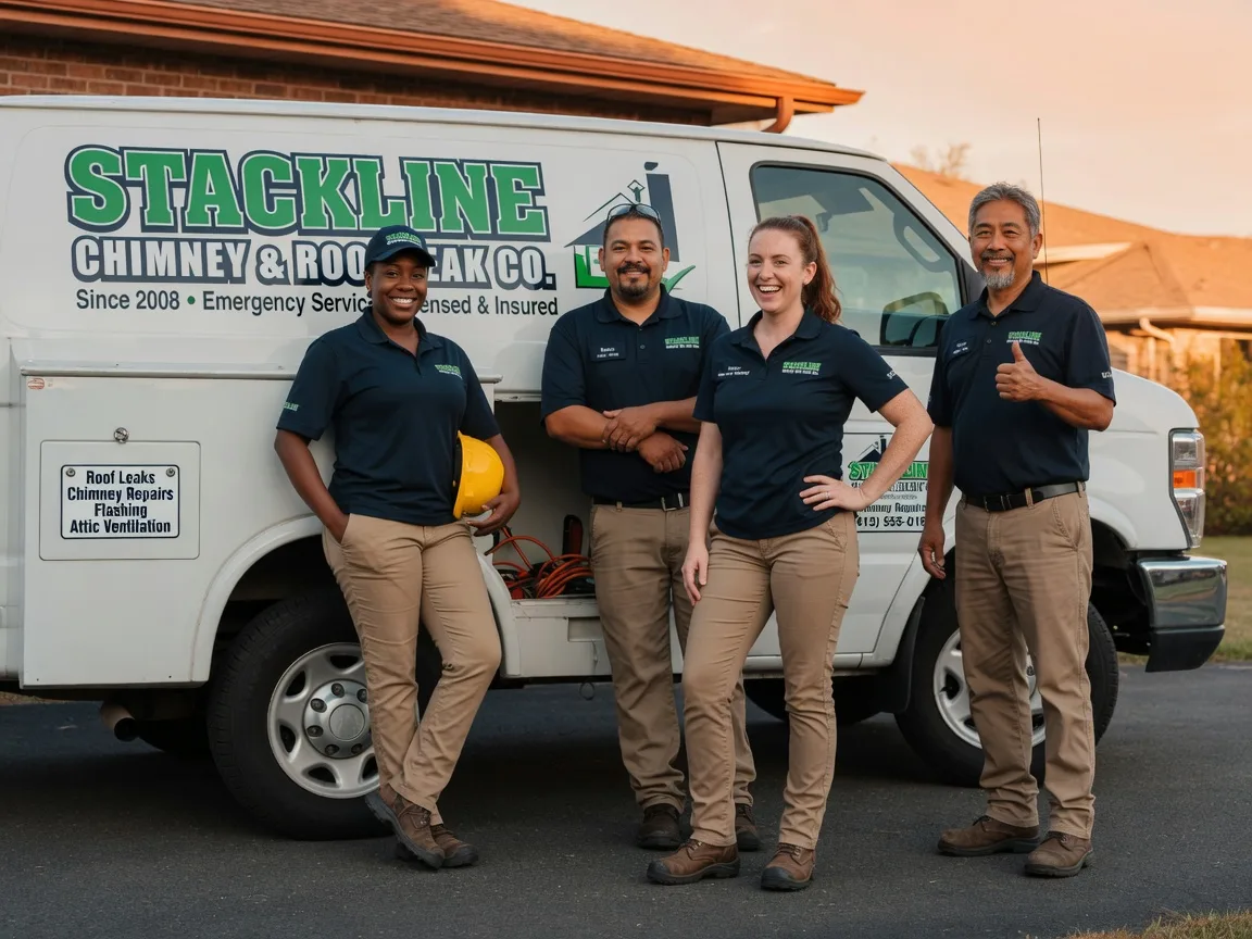 Chimney flashing repair company in Ashland, LA